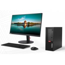 联想ThinkCentre M730e-A020台式电脑/i5-10500/8GB/128GB SSD+1TB硬盘/无光驱/2GB独显/7.4L小机箱/USB键盘/USB鼠标/Win10/三年上门/23.8寸显示器