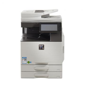 夏普（SHARP) MX-B5081D黑白数码复印机(主机+双面送稿器+双纸盒带落地工作台DE25N+无线wifi）
