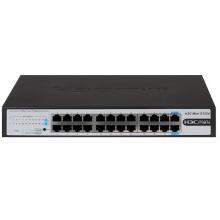 华三Mini S1224 24口千兆以太网交换机即插即用非网管 黑色