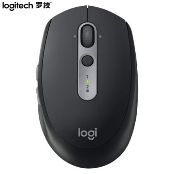  罗技（Logitech）M590静音鼠标 无线蓝牙鼠标 办公鼠标 对称鼠标 带优联接收器 石墨黑
