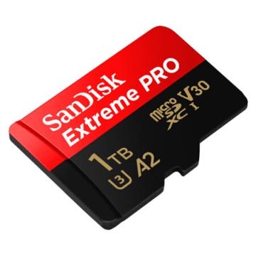 闪迪（SanDisk）A2 1TB TF（MicroSD）存储卡 V30 U3 4K至尊超极速移动版内存卡 读速170MB/s 写速90MB/s