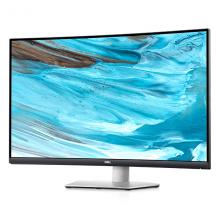 戴尔31.5英寸4k曲面 护眼窄边框 大屏扬声器显示器 升降调节支架电脑显示屏S3221QS