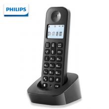飞利浦 PHILIPS 无绳电话机 无线座机子母机家用办公中文大音量持久待机 DCTG160单机 黑色