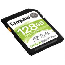 金士顿（Kingston）128GB SD存储卡 U3 V30 相机内存卡 sd卡大卡 支持4K 高速连拍 读速100MB/s 写速85MB/s
