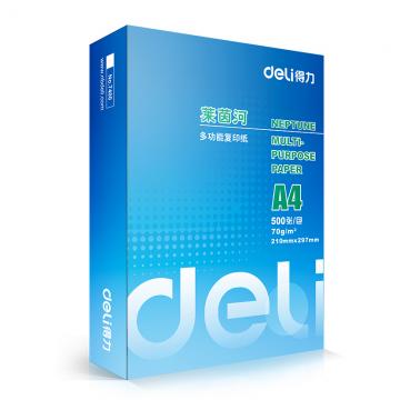 得力7400莱茵河复印纸A4 70g 500张/包 单位：包