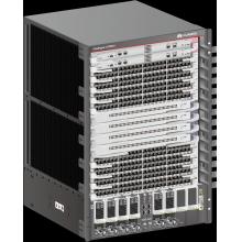 华为S12700E-8交换机(总装机箱含双主控处理单元+双交换网单元+双电源（3000W）+二块48端口万兆以太网光接口板(X6S SFP+)+1块48端口百兆/千兆以太网电接口板(X6S RJ45)+2根堆叠线缆（高速SFP+-10G-CU5M）+1个伸缩滑道） 、按需配置模块、三年保修、含安装调试